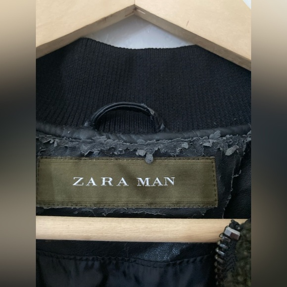 Zara Black Teddy Jacket - Picture 3 of 6